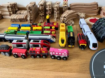 Drevená vláčiková súprava - Mega set 190+ - 4