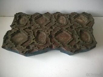 Veľká Starožitná forma -modrotlač - 4