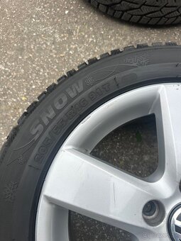 VW 5x112 R16 zimná sada nové 205/55 r16 DOT24 - 4