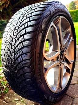 alu R18 5x112 bicolor, orig. Mercedes E, zimné pneu 245/45 - 4