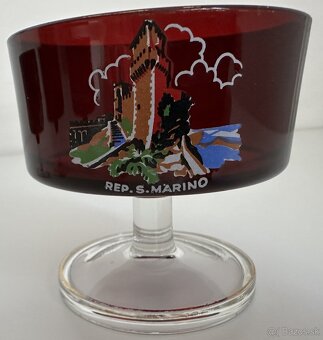 Retro poháre REP. S. MARINO – France – zberateľský set 4EUR - 4