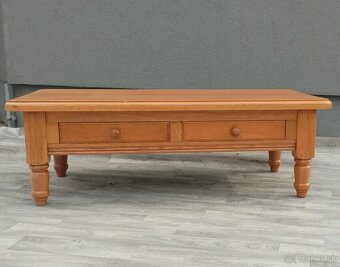 Stolík konferenčný dubový. - 4