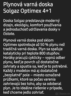 Plynová varná doska Solgaz GPC 4-60 - 4