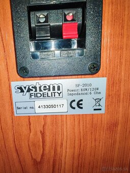 System FIDELITY SF-2050 + Yamaha RX V-359 reciver - 4