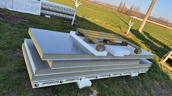 100mm sendvičové PUR panely stena/strecha ihneď k odberu - 4