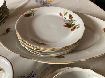 Starožitná porcelánová obedová súprava - 4