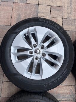 Orig.hliníkové disky Škoda R16 5x112 - 4