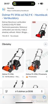 Predám používaný prevzdusnovac Dolmar PV3936 - 4