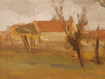 Obraz Jaromír Hynšt, Předjaří ,olej plátno 64x85 - 4