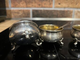 Strieborné mysky na kaviár - 4