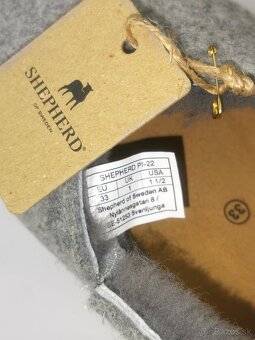 SHEPHERD - Nové luxusné papučky s ovčou vlnou veľkosť 32 - 4