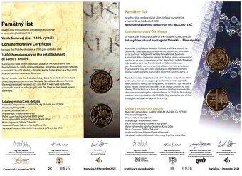 Pamätné listy k 100€ minciam - 4