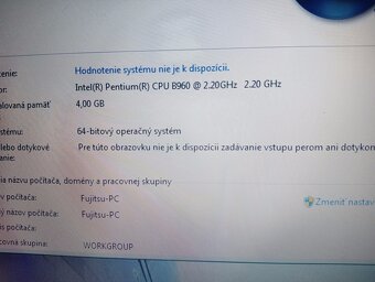 predám Fujitsu Lifebook A531 - 4gb ram - 250gb hdd - 4