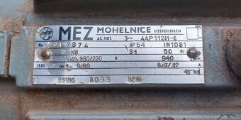 Motor 3kW 940ot/min - 4