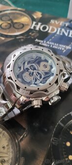 VELMI MASIVNÍ HODINKY INVICTA SILVER - 4