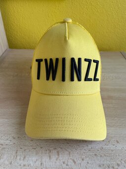 Šiltovky TWINZZ- biela a žltá - 4