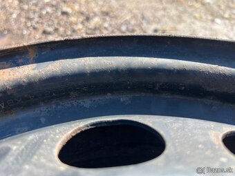 Predám plechové disky 5x112 R16 6J ET50 originál Audi A3 8P - 4