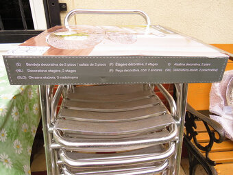 Poschodový filigránsky etažér veľký - 4