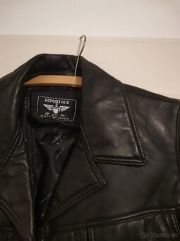 Pánsky kožený kabát - 4