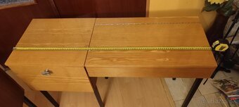 Kozmetický stolík+ nočný stolík - 4