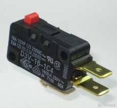 16Amp SPDT ╍ 6.35mm Konektory ╍ Mikrospínače bez páčky - 4