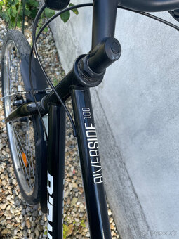 BTWIN Riverside 100 – oceľový trekingový bicykel, 6 rýchlost - 4