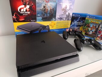 PS4 Slim 500GB + 2x ovladac - 4