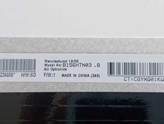 15.6" LED SLIM displej 30pin eDP - B156HTN03 - 4