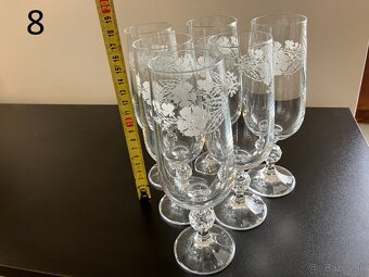 Starožitné poháre, kryštál - 4