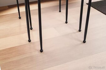 Súprava 2 stolíkov kov - sklo - 4