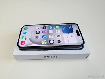 APPLE IPHONE 15 128GB BLACK,ZDRAVIE BATERKY 100% - 4