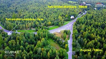 Pozemok 3.741 m2 Vysoké Tatry - Tatranská Lomnica pri ceste  - 4