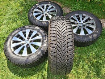 16" ALU 5x112 orig VW a iné +zimne 215/60 r16 8mm, - 4