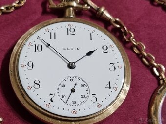 Vreckové hodinky,ELGIN. - 4