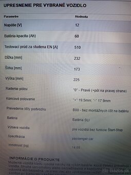 Autobatéria 60 Ah ERA - 4