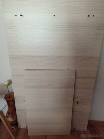 Písací stôl jaseň/ modrá s potlacou 120x60x75 - 4