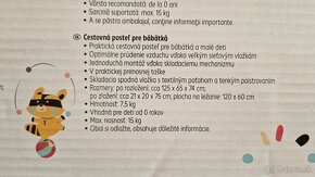 PREDANÉ Cestovná posieľka pre bábätká - 4