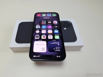 APPLE IPHONE 16 128GB BLACK TOP STAV,ZDRAVIE BATERKY 100% - 4