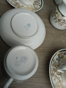 Porcelánový čajový - kávový servis zn. Thun Czechosl. VERA - 4