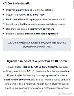 RYŽOVAR Russell Hobbs - 4