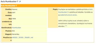 Snímače Ibanez AH1 + AH2 - 4