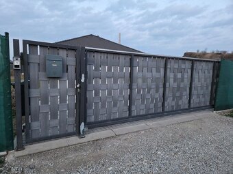 samonosná posuvná brána a bránička - 4