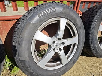 Alu disky 5x114.3 so zimnými pneumatikami 235/65 R18 - 4