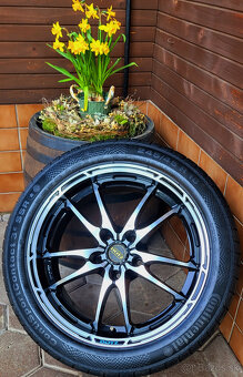 alu R18 5x120, letné pneu 245/45, BMW rada 5, - 4