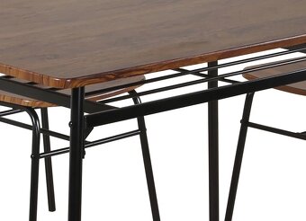 Nerozbalený jedálenský set (5 dielov) Manitoba, orech v záru - 4