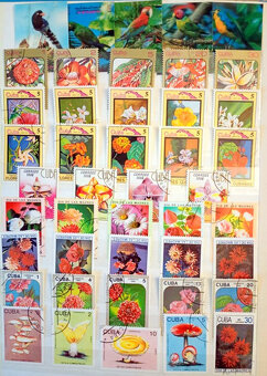 Predám poštové známky fauna ,flóra 596 ks - 4