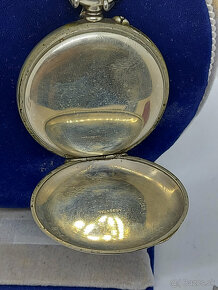 Starožitné vreckové hodinky 49mm argentan na predaj - 4