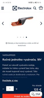 Tyčový akumulátorový vysávač Electrolux - 4