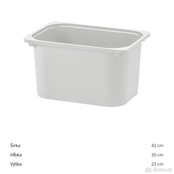Skriňa/rám s úložnými boxami - 4