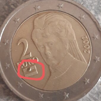 Vzacna 2€ minca(CHYBORAZBA) - 4